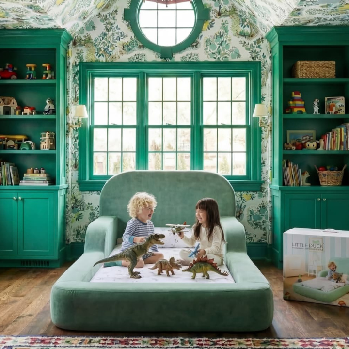 Little Duck Montessori Bed – Olive Green