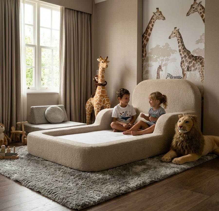 Little Duck Montessori Bed – Vanilla Linen